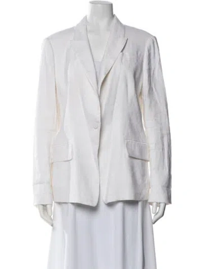 Pre-owned Milly Coat In White
