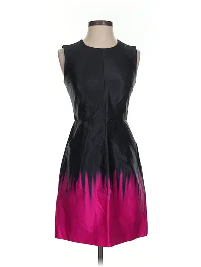 Pre-owned Milly Cocktail Dress In Black