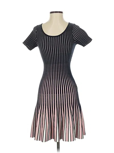 Pre-owned Milly Cocktail Dress In Black