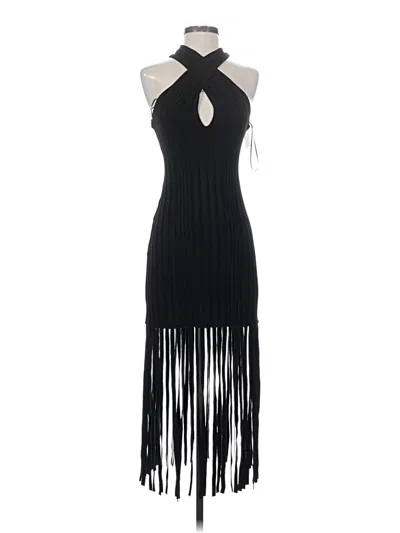 Pre-owned Milly Cocktail Dress In Black