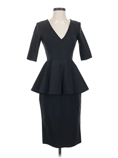 Pre-owned Milly Cocktail Dress In Black