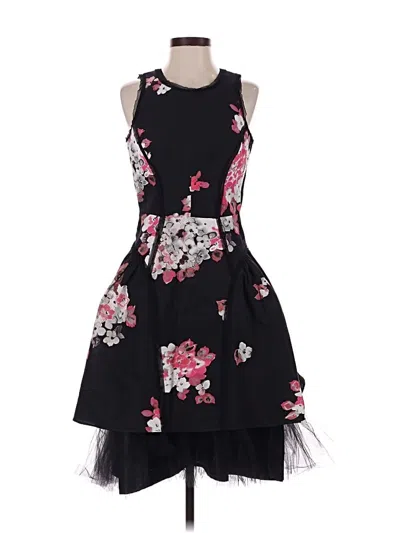 Pre-owned Milly Cocktail Dress In Black