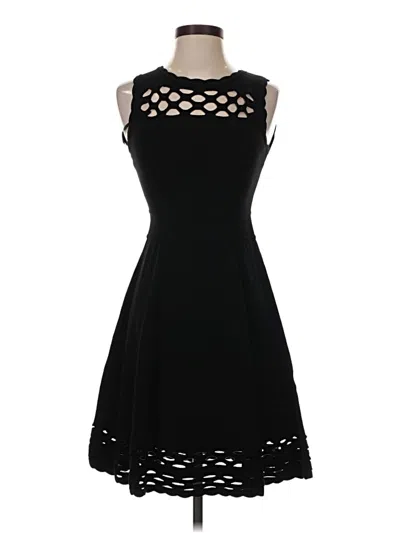 Pre-owned Milly Cocktail Dress In Black
