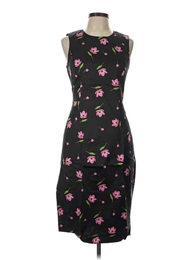 Pre-owned Milly Cocktail Dress In Black