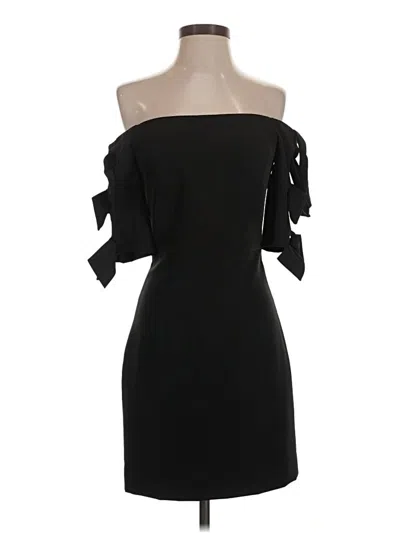 Pre-owned Milly Cocktail Dress In Black