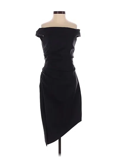 Pre-owned Milly Cocktail Dress In Black