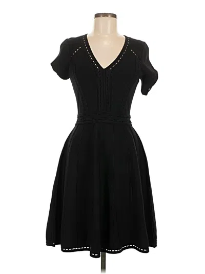 Pre-owned Milly Cocktail Dress In Black