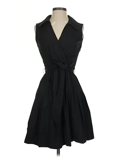 Pre-owned Milly Cocktail Dress In Black