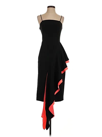 Pre-owned Milly Cocktail Dress In Black