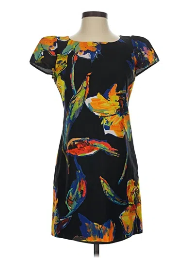 Pre-owned Milly Cocktail Dress In Black