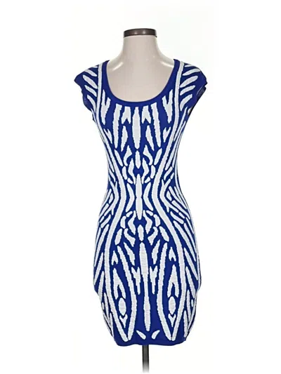 Pre-owned Milly Cocktail Dress In Blue