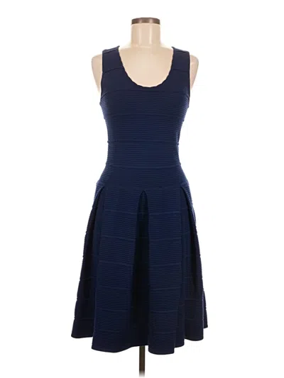 Pre-owned Milly Cocktail Dress In Blue