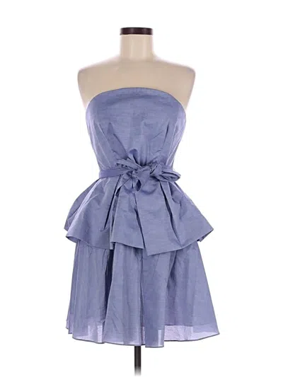 Pre-owned Milly Cocktail Dress In Blue