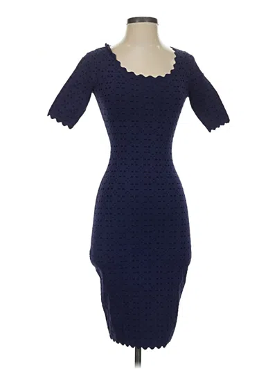 Pre-owned Milly Cocktail Dress In Blue