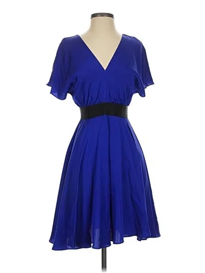 Pre-owned Milly Cocktail Dress In Blue