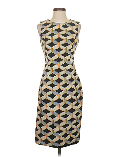 Pre-owned Milly Cocktail Dress In Brown