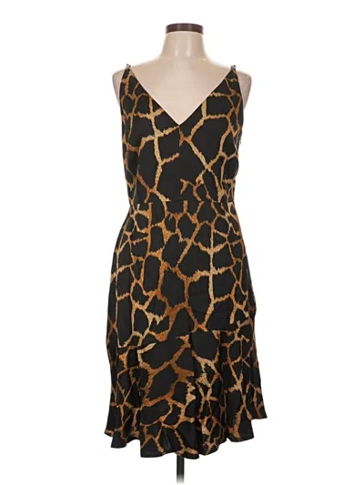 Pre-owned Milly Cocktail Dress In Brown