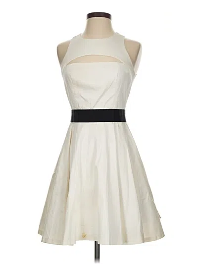 Pre-owned Milly Cocktail Dress In Ivory