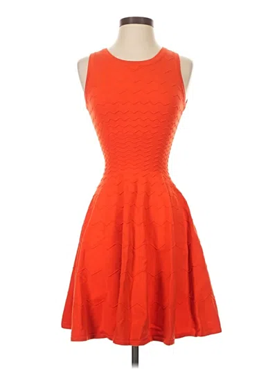 Pre-owned Milly Cocktail Dress In Orange