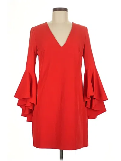 Pre-owned Milly Cocktail Dress In Red