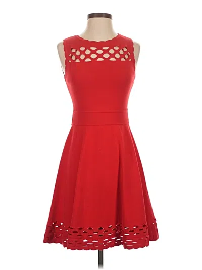 Pre-owned Milly Cocktail Dress In Red