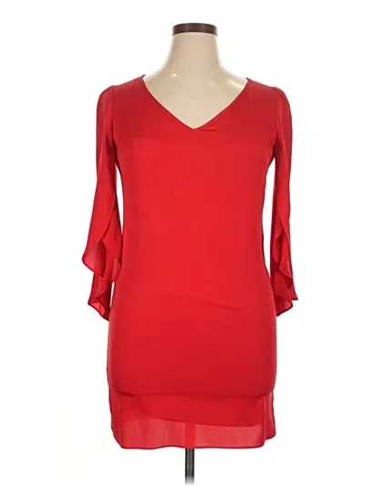 Pre-owned Milly Cocktail Dress In Red