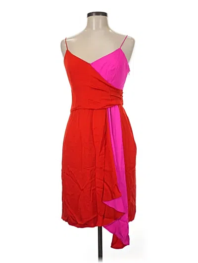 Pre-owned Milly Cocktail Dress In Red