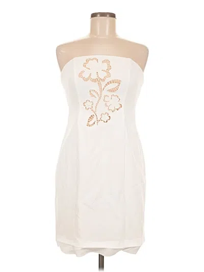 Pre-owned Milly Cocktail Dress In White