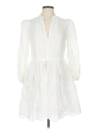 Pre-owned Milly Cocktail Dress In White