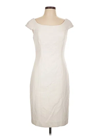 Pre-owned Milly Cocktail Dress In White
