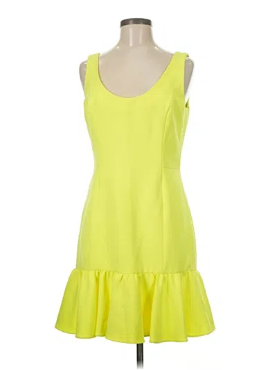 Pre-owned Milly Cocktail Dress In Yellow