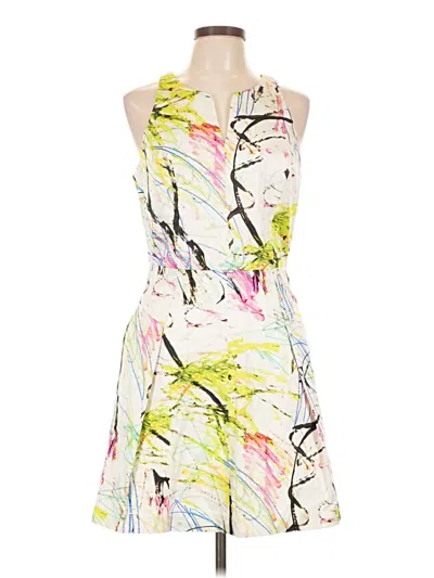 Pre-owned Milly Cocktail Dress In Yellow