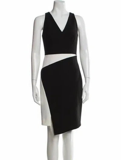 Pre-owned Milly Colorblock Pattern Knee-length Dress