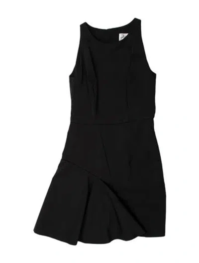 Pre-owned Milly Cowl Neck Mini Dress In Multi