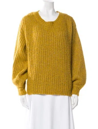 Pre-owned Milly Crew Neck Sweater In Neutral