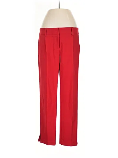Pre-owned Milly Dress Pants In Red
