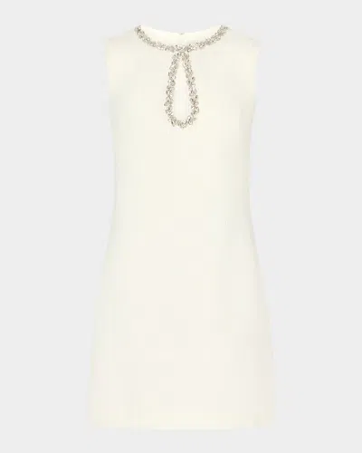 Milly Eden Embellished Bouclé Mini Dress