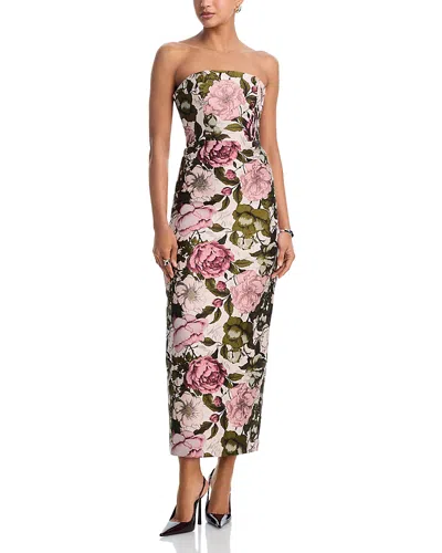 Milly Ella Jacquard Maxi Dress In Multi