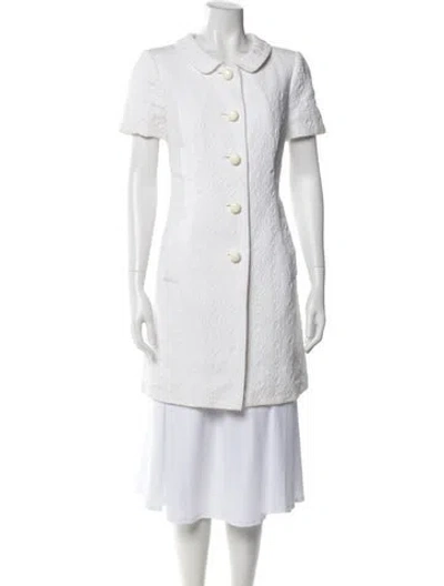 Pre-owned Milly Evening Jacket In White