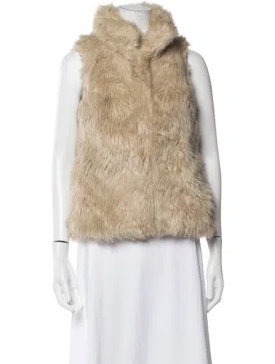 Pre-owned Milly Faux Fur Faux Fur Jacket In Multi