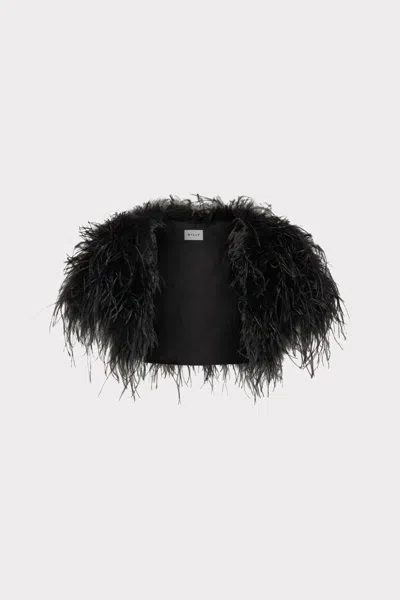 Milly Feather In Black