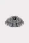 Milly Feather In Pewter
