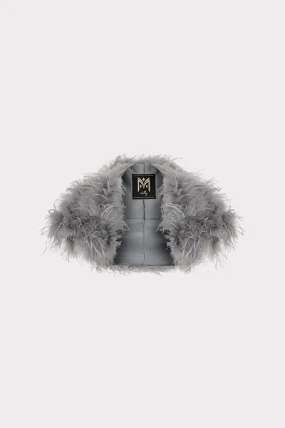 Milly Feather In Pewter