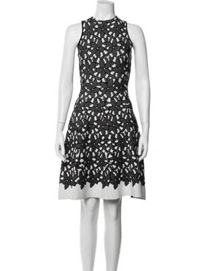 Pre-owned Milly Floral Print Knee-length Dress In Multi