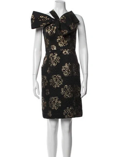 Pre-owned Milly Floral Print Mini Dress In Multi