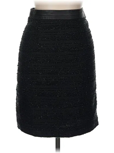 Pre-owned Milly Formal Skirt In Black