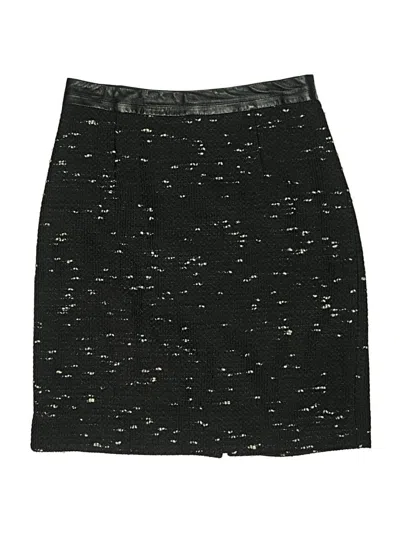 Pre-owned Milly Formal Skirt In Black