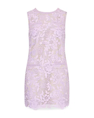 MILLY GARDEN LACE SLEEVELESS MINI DRESS