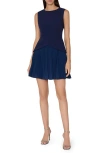 Milly Haddy Pleated Mini Dress