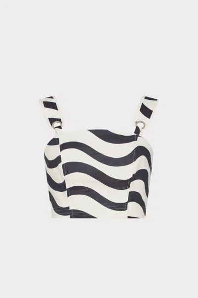 Illy Lenox Printed Sleeveless Top In Multi from Milly